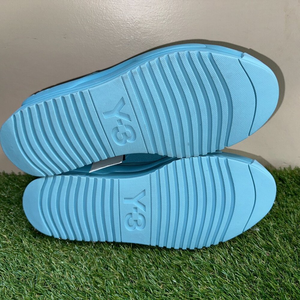 Men's Adidas Y-3 Yamamoto Rivalry Sandals Shoes Teal Blue Beach ID4455 Size 10.5 - Picture 6 of 7
